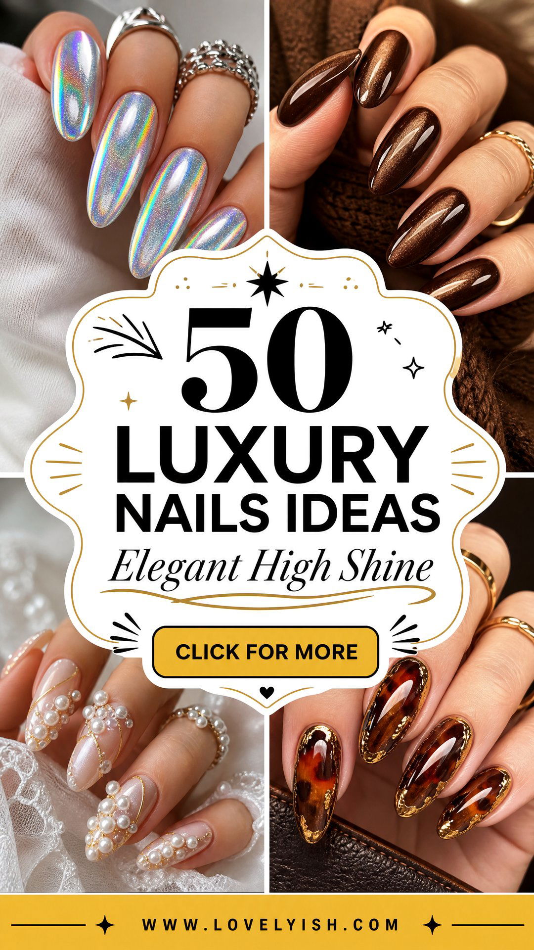 50 Luxury Nails Ideas for an Elegant High-End Look - 50 Luxury Nails Ideas for an Elegant, High-End Look