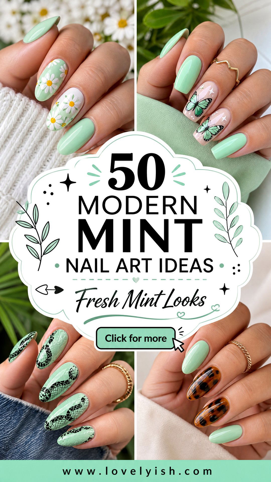 50 Modern Mint Nail Art Ideas for a Fresh Look - 50 Modern Mint Nail Art Ideas for a Fresh Look