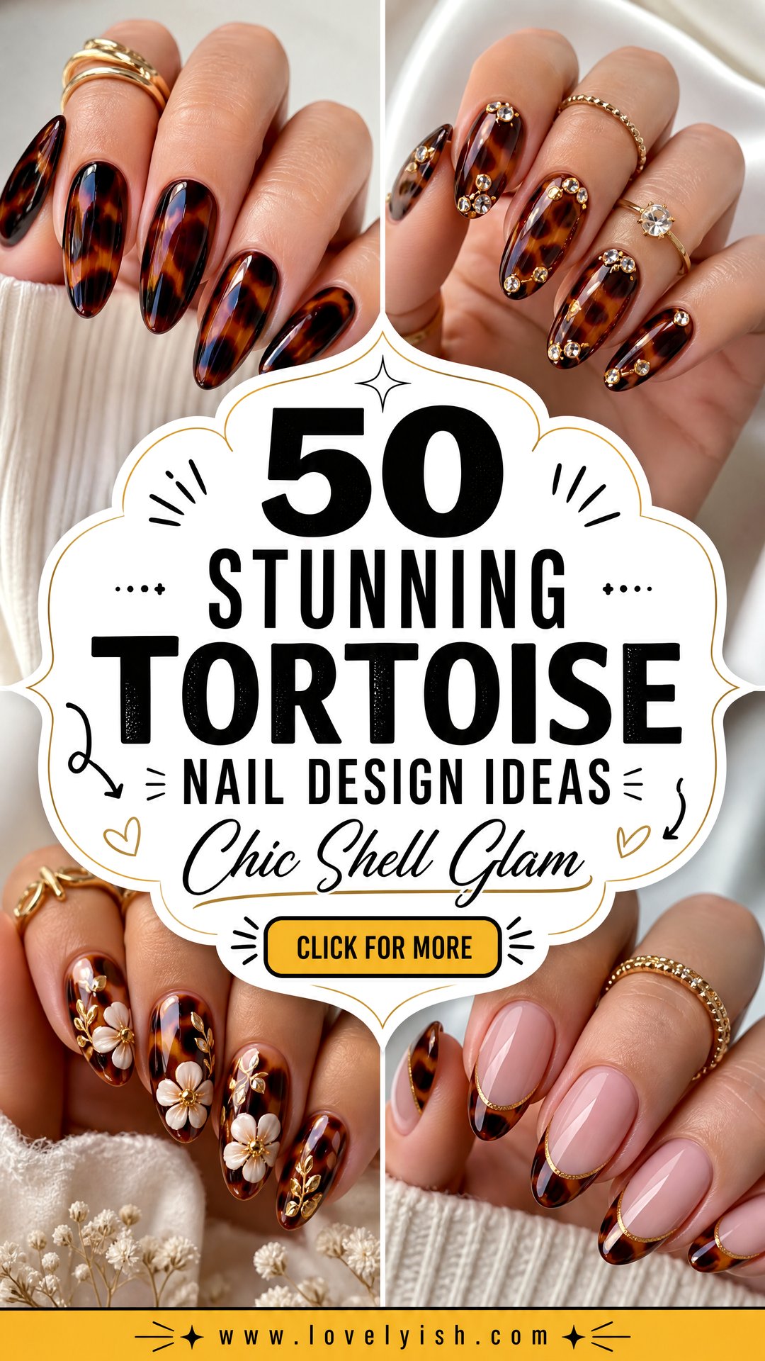 50 Stunning Tortoise Nail Design Ideas to Try in 2025 - 50 Stunning Tortoise Nail Design Ideas to Try in 2025