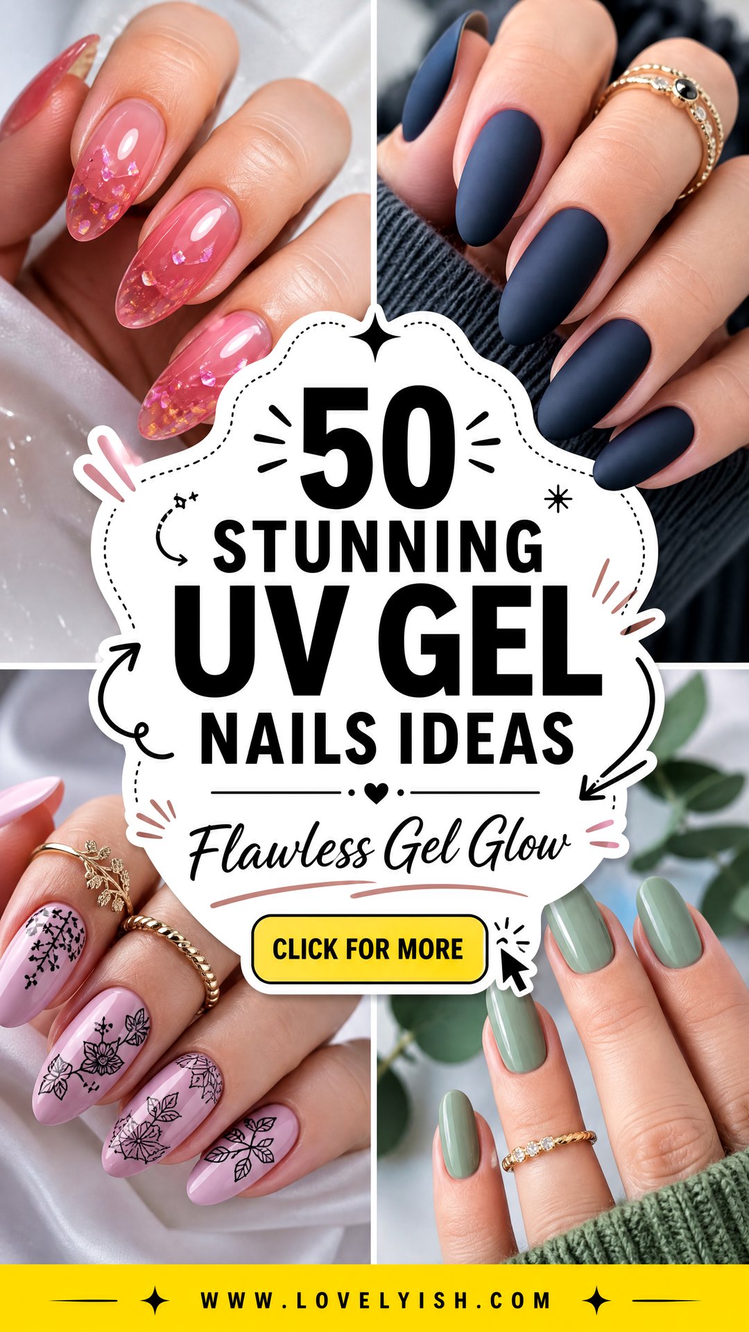 50 Stunning UV Gel Nails Ideas for a Flawless Manicure - 50 Stunning UV Gel Nails Ideas for a Flawless Manicure